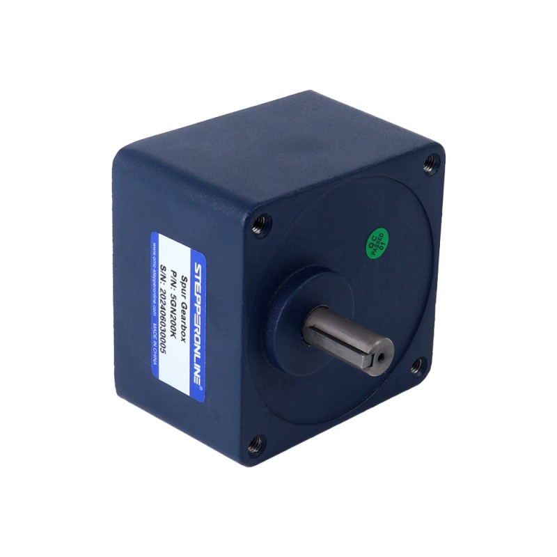 Brushed 24V 60W 10.00Nm(1416.12oz.in) 9RPM w/ 200:1 Spur Gearbox DC Gear Motor - F5D60-24GN-18S/5GN200K | StepperOnline AU