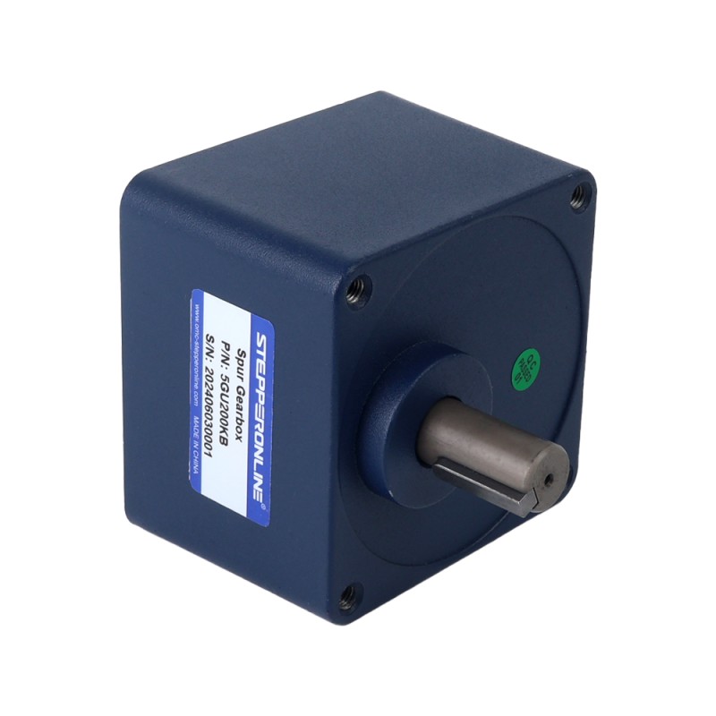 Brushed 24V 150W 20.00Nm(2832.23oz.in) 9RPM w/ 200:1 Spur Gearbox DC Gear Motor - F5D150-24GU-18S/5GU200KB | StepperOnline AU