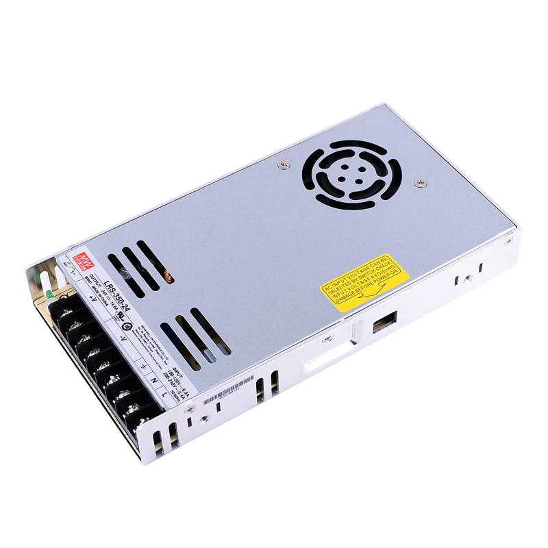 Used - Stock in Germany - LRS-350-24 MEANWELL 350W 24VDC 14.6A 115/230VAC Enclosed Switching Power Supply - LRS-350-24-USED | StepperOnline AU